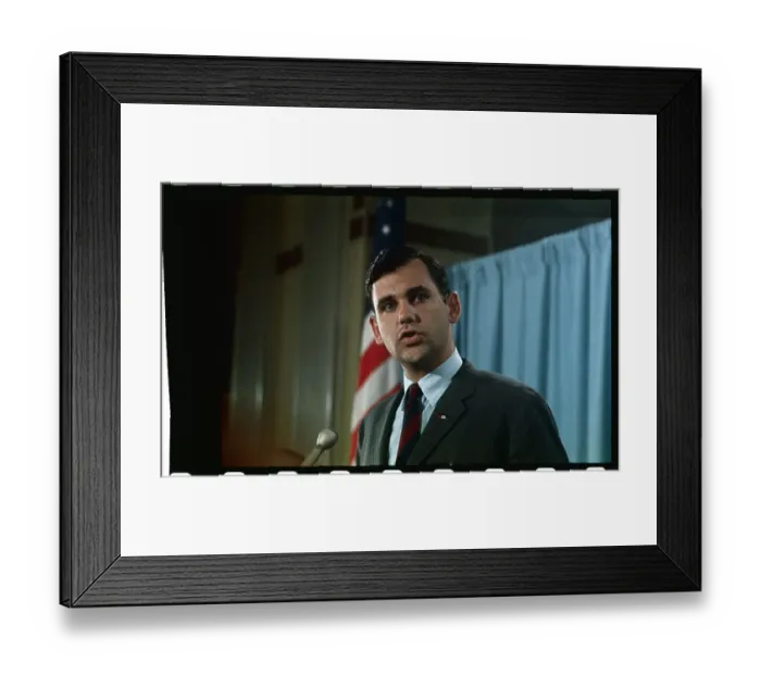 Framed Print : Portrait of Ron Ziegler Framed Print : Portrait of Ron Ziegler