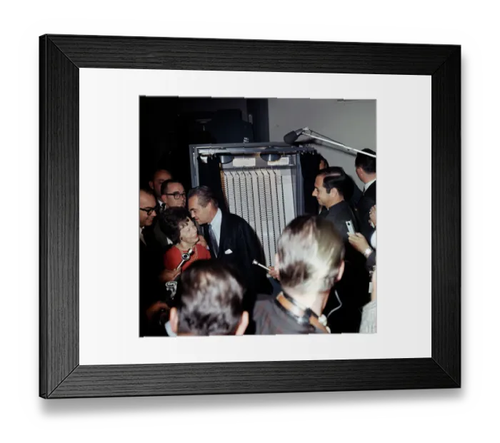 Framed Print : George Wallace On Election Day