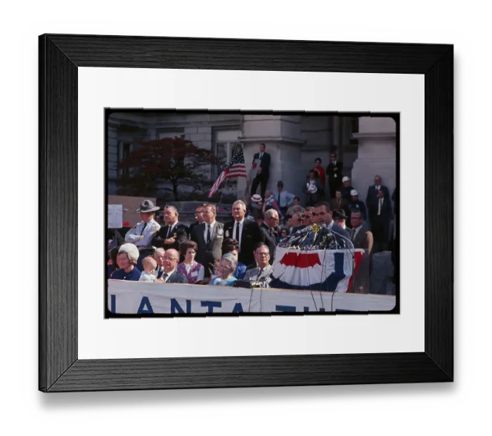 Framed Print : George Wallace Giving a Speech Framed Print : George Wallace Giving a Speech