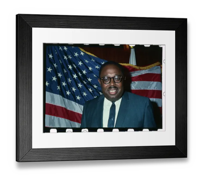 Framed Print : Portrait of Walter Lewis Framed Print : Portrait of Walter Lewis