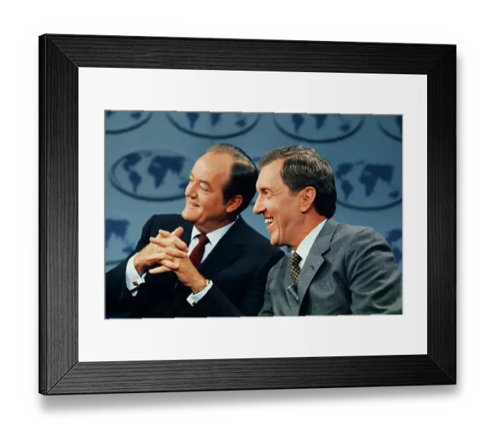 Framed Print : Hubert H. Humphrey and Edmund Muskie Laughing Framed Print : Hubert H. Humphrey and Edmund Muskie Laughing