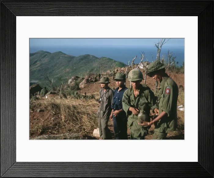 Framed Print : US Military Patrol, Vietnam War Framed Print : US Military Patrol, Vietnam War