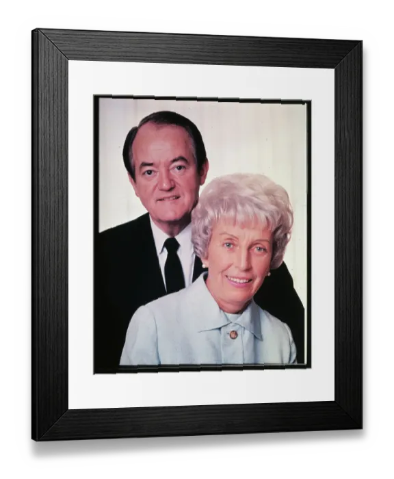 Framed Print : Portrait of Hubert Humphrey and His Wife Framed Print : Portrait of Hubert Humphrey and His Wife