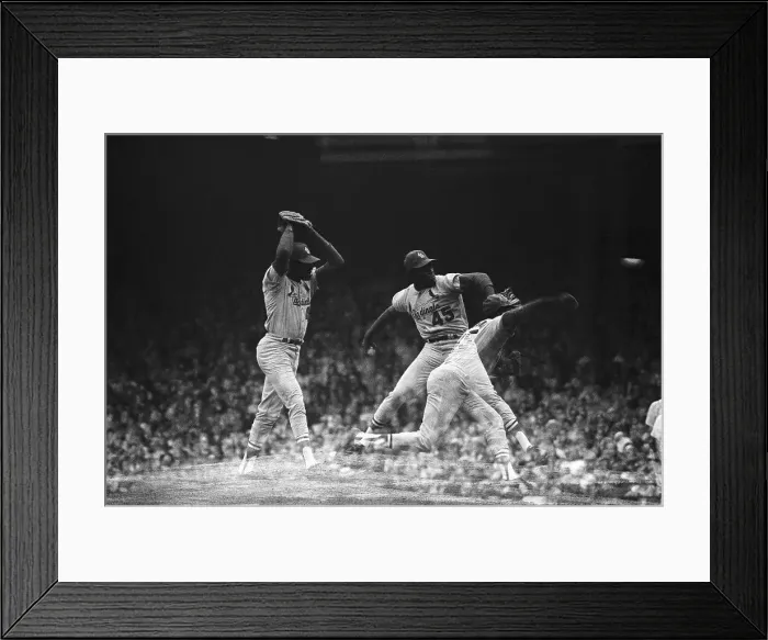 Framed Print : Bob Gibson Making a Play Framed Print : Bob Gibson Making a Play