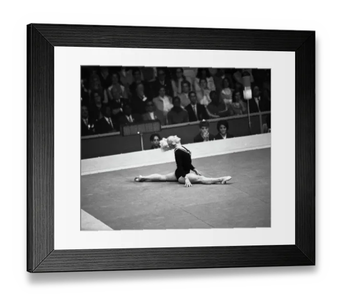 Framed Print : Olympic Gymnast Vera Caslavska Framed Print : Olympic Gymnast Vera Caslavska