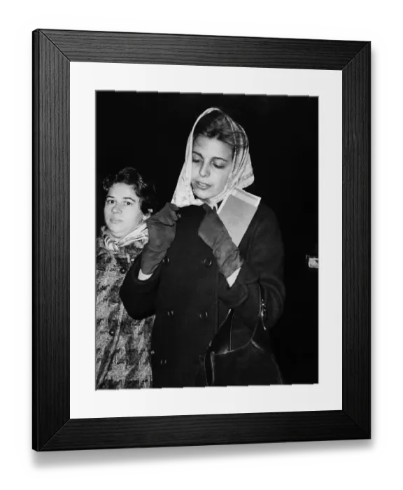 Framed Print : Portrait of Christina Onassis Framed Print : Portrait of Christina Onassis