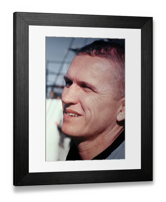 Framed Print : Portrait of Astronaut Frank Borman Framed Print : Portrait of Astronaut Frank Borman