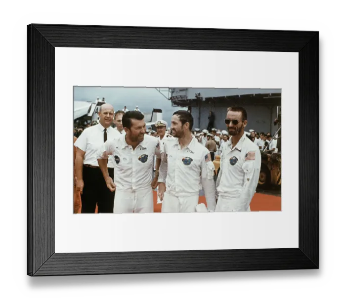 Framed Print : Apollo 7 Astronauts Framed Print : Apollo 7 Astronauts