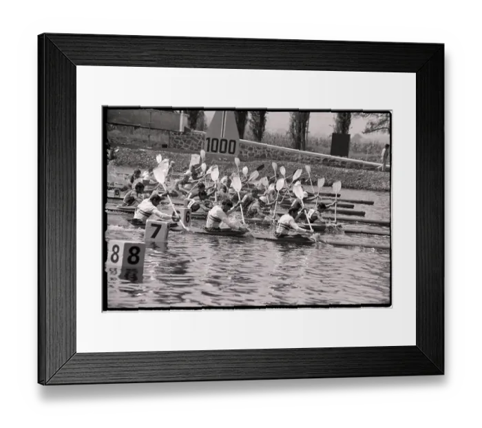 Framed Print : Kayaking Race In The Olympic Games Framed Print : Kayaking Race In The Olympic Games