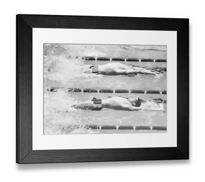 Framed Print : Backstroke Competition Framed Print : Backstroke Competition