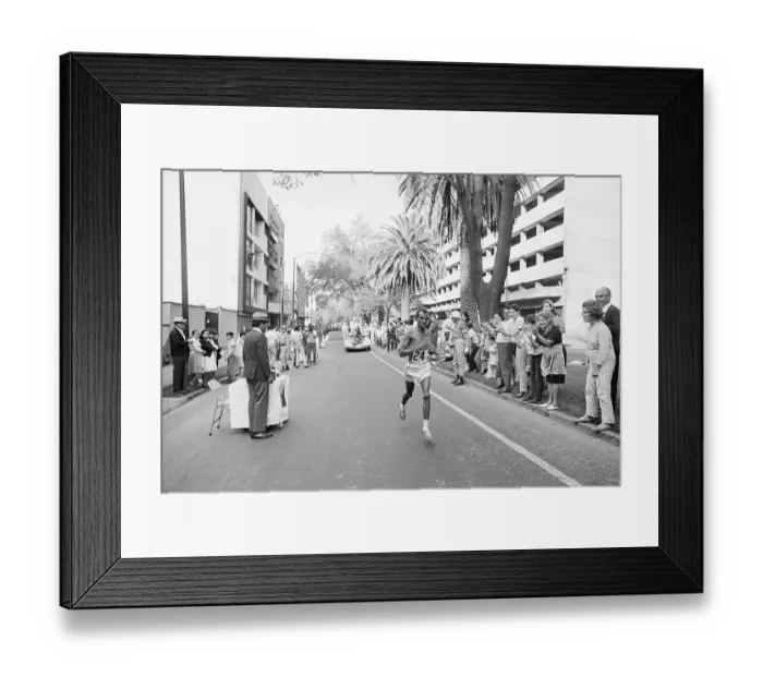 Framed Print : Olympic Marathon Winner Framed Print : Olympic Marathon Winner