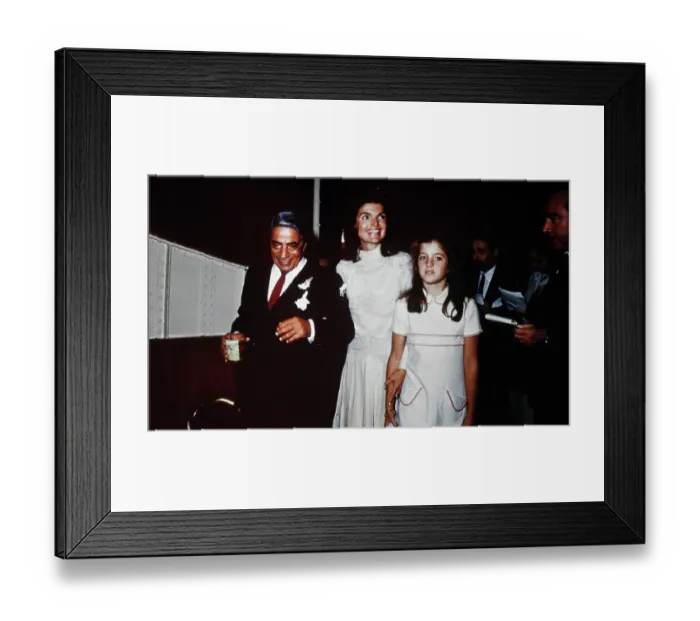 Framed Print : Aristotle and Jacqueline Kennedy Onassis with Young Caroline Kennedy Framed Print : Aristotle and Jacqueline Kennedy Onassis with Young Caroline Kennedy