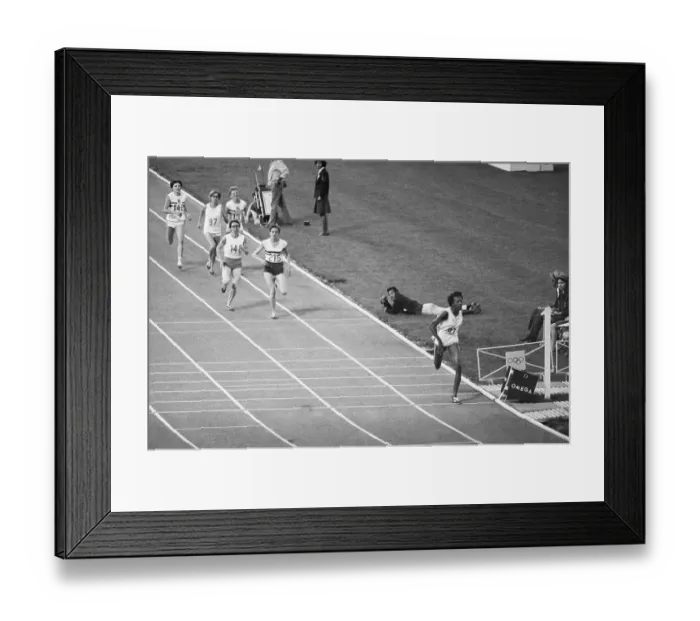 Framed Print : Madeline Manning Winning 800 Meter Framed Print : Madeline Manning Winning 800 Meter