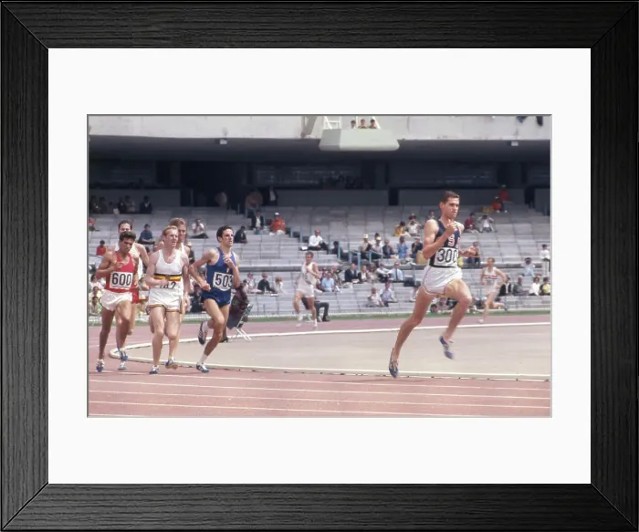 Framed Print : Athletes Running in a Race Framed Print : Athletes Running in a Race