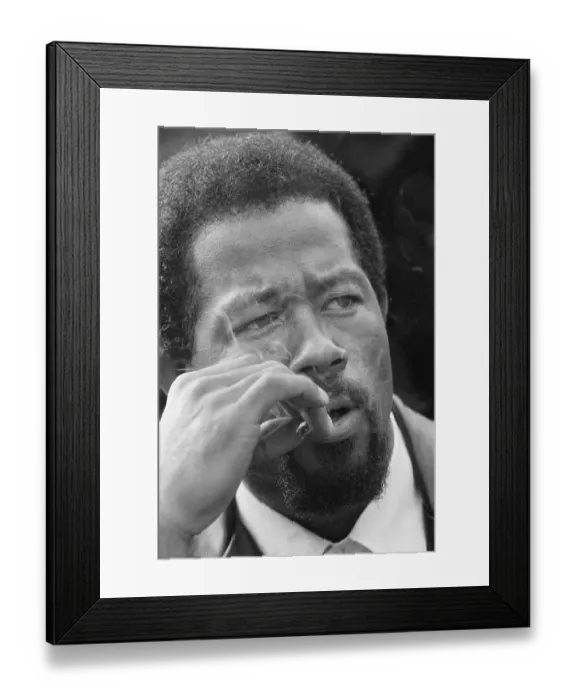 Framed Print : Close-up Eldridge Cleaver Smoking Framed Print : Close-up Eldridge Cleaver Smoking