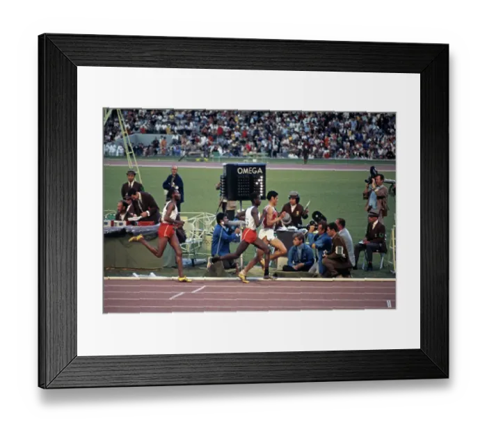 Framed Print : Gammoudi Winning Olympic 5000 Metre Race Framed Print : Gammoudi Winning Olympic 5000 Metre Race