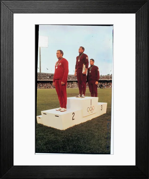 Framed Print : Olympic Winners of the Hammer Throw Event Framed Print : Olympic Winners of the Hammer Throw Event