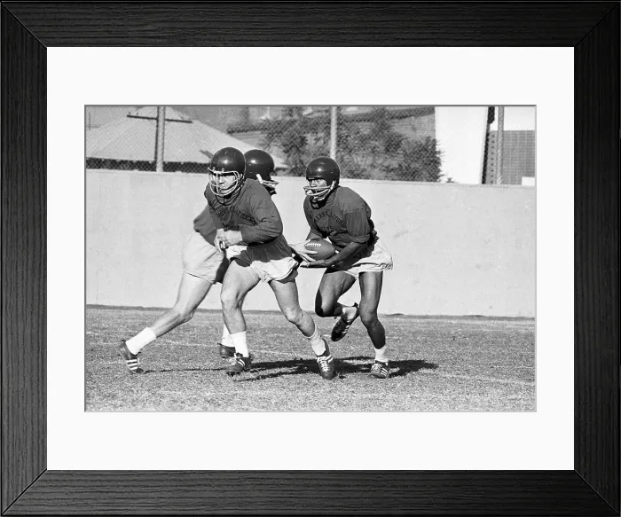 Framed Print : O.J. Simpson Taking the Ball Framed Print : O.J. Simpson Taking the Ball