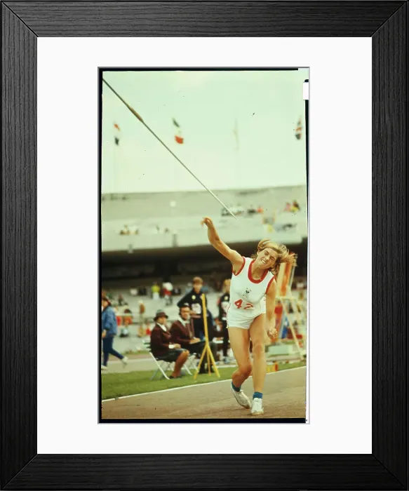 Framed Print : Eva Jenko Throwing the Javelin Framed Print : Eva Jenko Throwing the Javelin