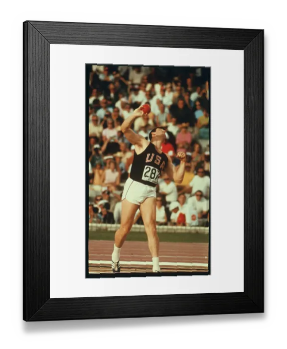Framed Print : Randy Matson Throwing the Shot Put Framed Print : Randy Matson Throwing the Shot Put