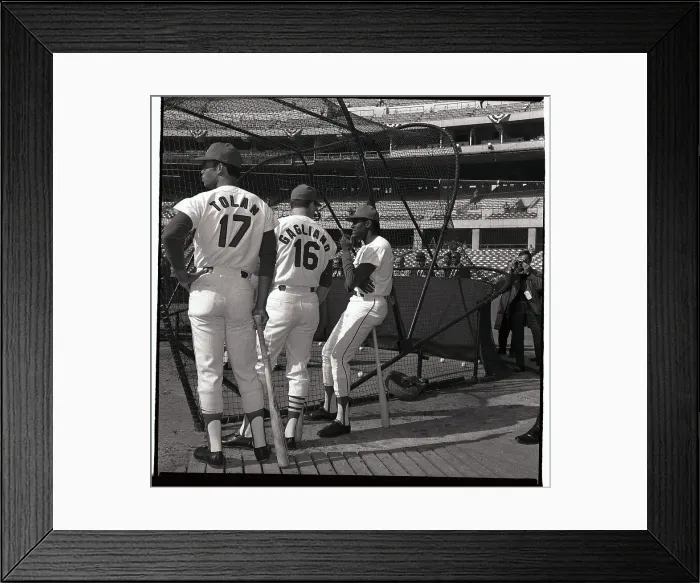 Framed Print : Bob Gibson and Teammate Between Plays Framed Print : Bob Gibson and Teammate Between Plays