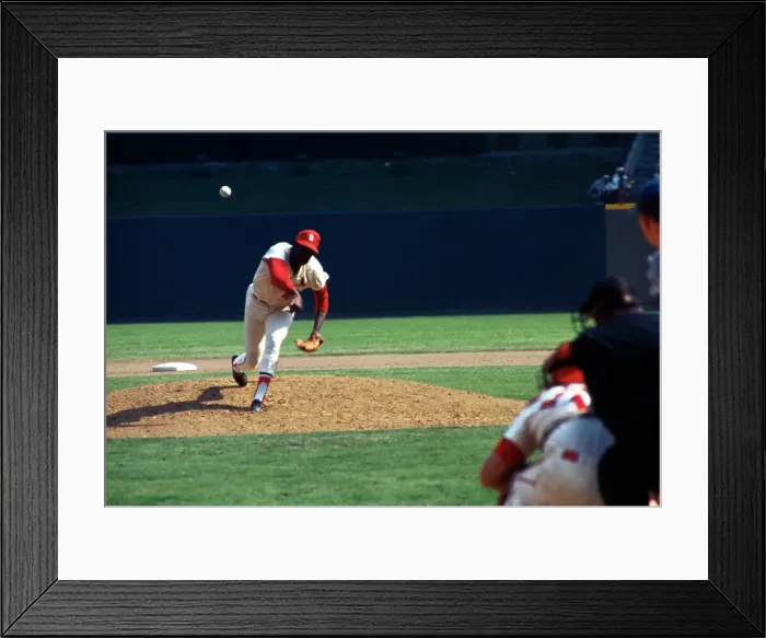 Framed Print : World Series Opening Pitch
