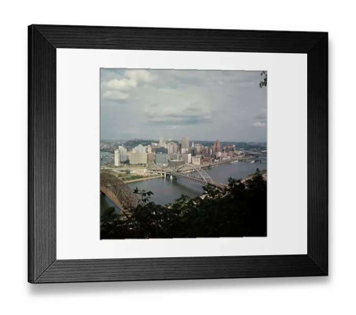 Framed Print : River And Bridges, Point Of Pittsburgh Framed Print : River And Bridges, Point Of Pittsburgh