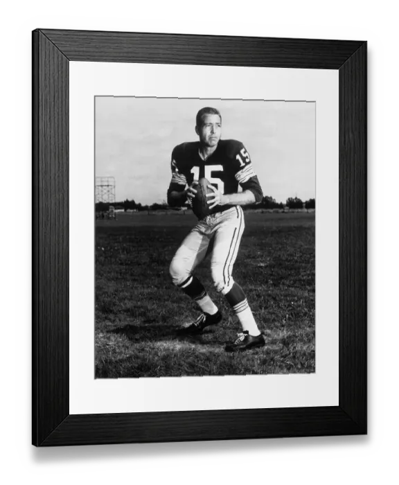 Framed Print : Bart Starr In Passing Stance Framed Print : Bart Starr In Passing Stance