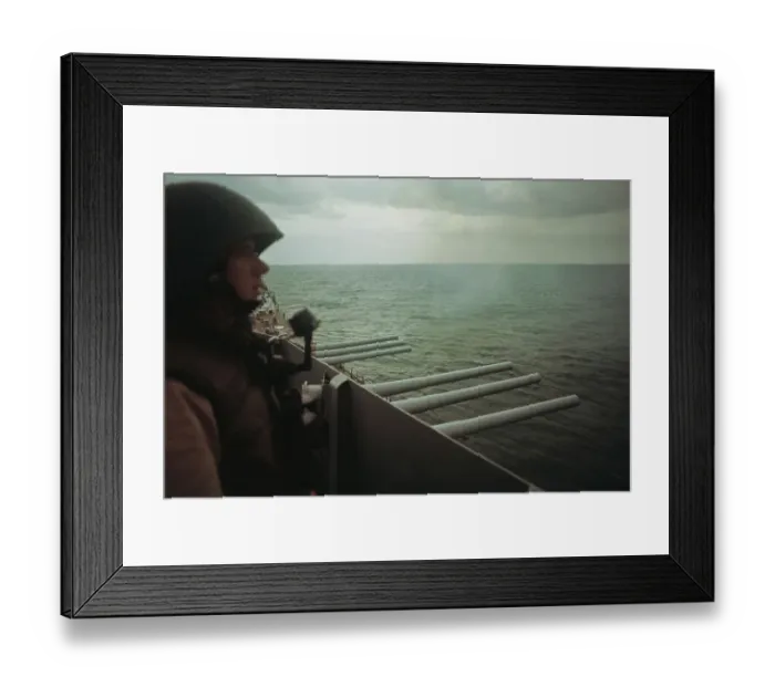 Framed Print : USS New Jersey, Vietnam War Framed Print : USS New Jersey, Vietnam War