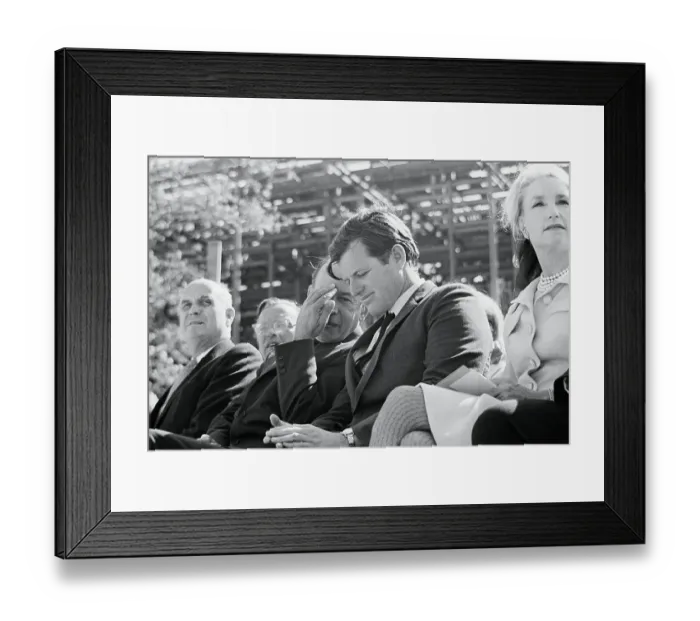 Framed Print : Edward Kennedy Conversing with Abe Fortas Framed Print : Edward Kennedy Conversing with Abe Fortas