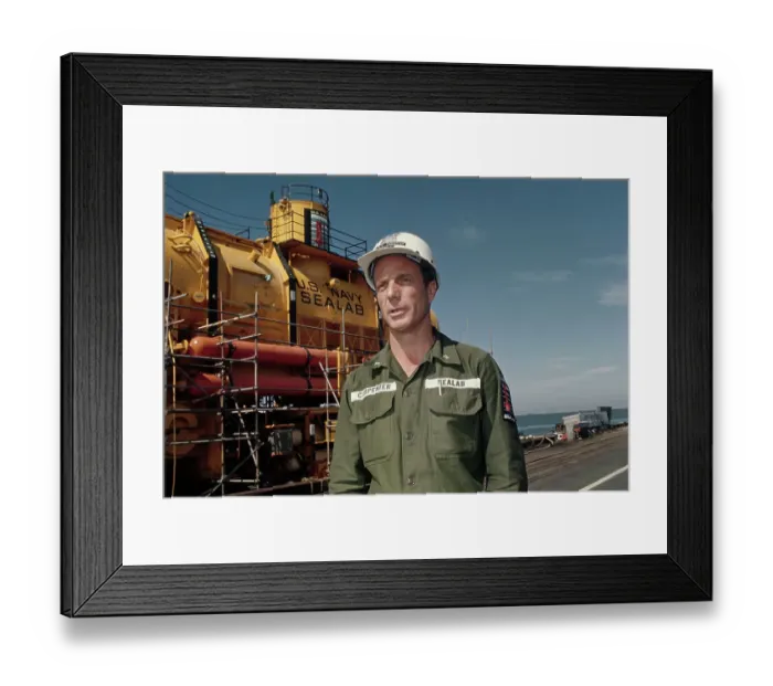 Framed Print : Scott Carpenter And Sealab III Framed Print : Scott Carpenter And Sealab III