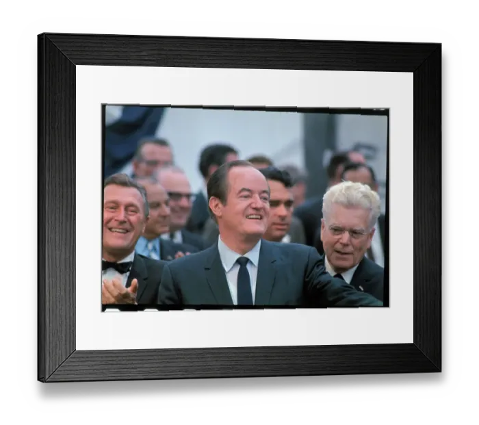 Framed Print : Hubert H. Humphrey Framed Print : Hubert H. Humphrey