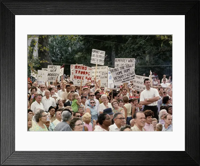 Framed Print : Anti-War Protest Framed Print : Anti-War Protest