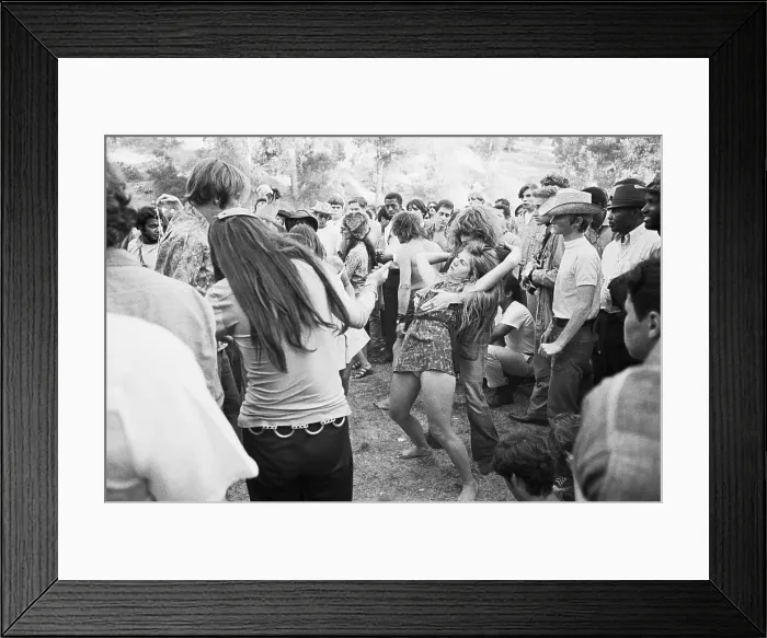 Framed Print : Dancing at a Love-In Framed Print : Dancing at a Love-In