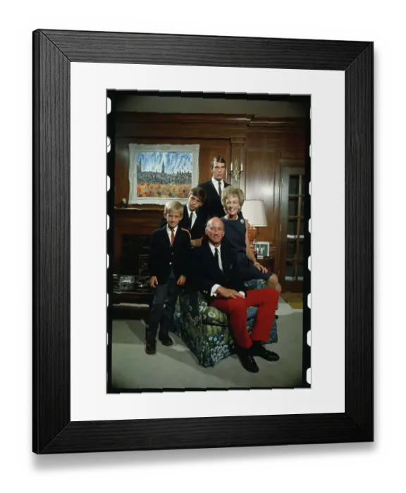 Framed Print : Angier Biddle Duke and His Family Framed Print : Angier Biddle Duke and His Family