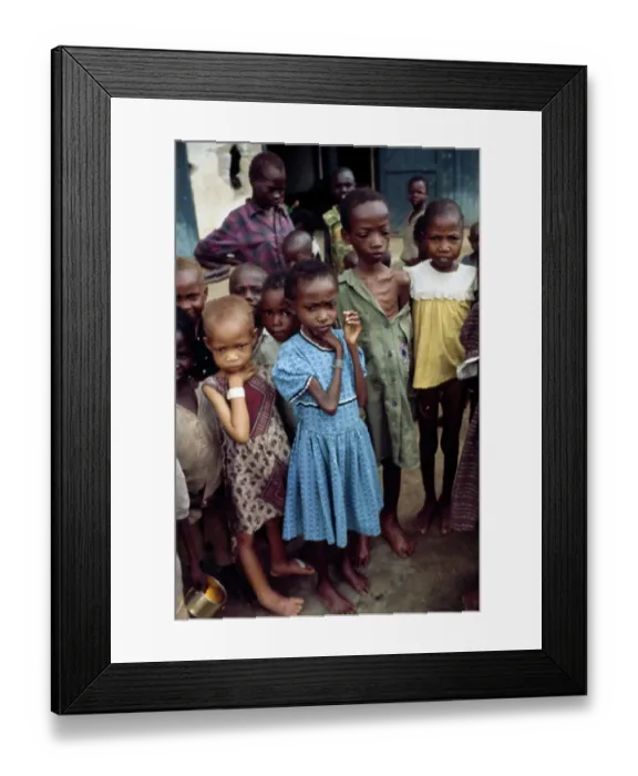 Framed Print : Biafran Children Framed Print : Biafran Children