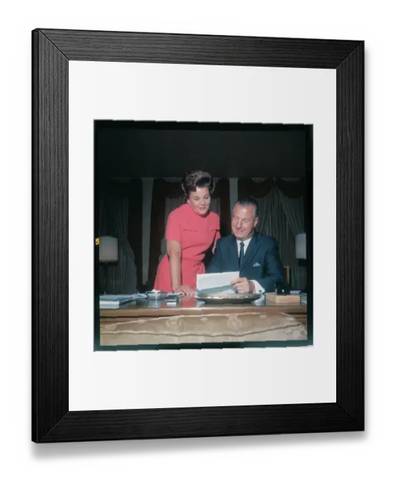 Framed Print : Spiro Agnew with His Wife Framed Print : Spiro Agnew with His Wife