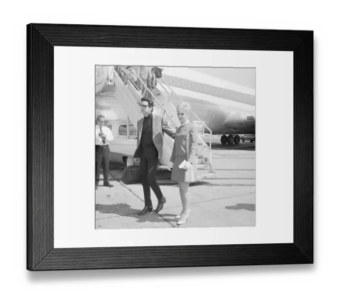 Framed Print : Roy Orbison At JFK Airport Framed Print : Roy Orbison At JFK Airport