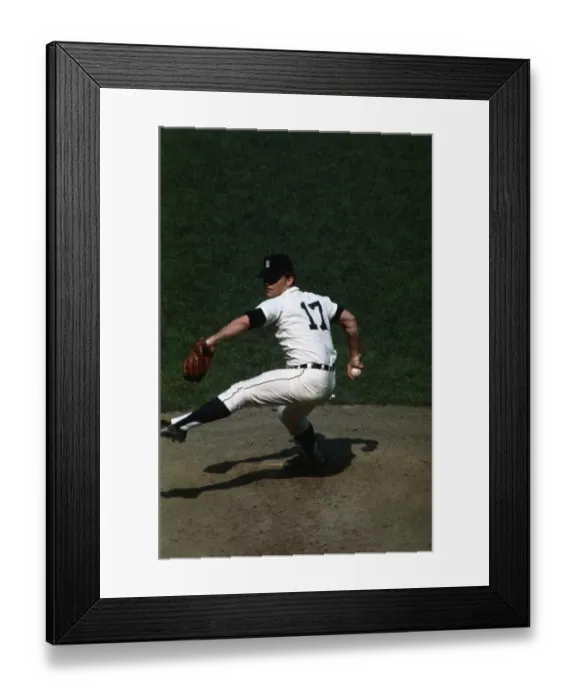 Framed Print : Denny McLain Pitching Framed Print : Denny McLain Pitching