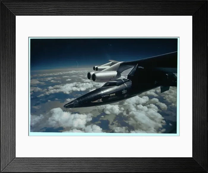 Framed Print : View of B-52 Aircraft Flying Framed Print : View of B-52 Aircraft Flying