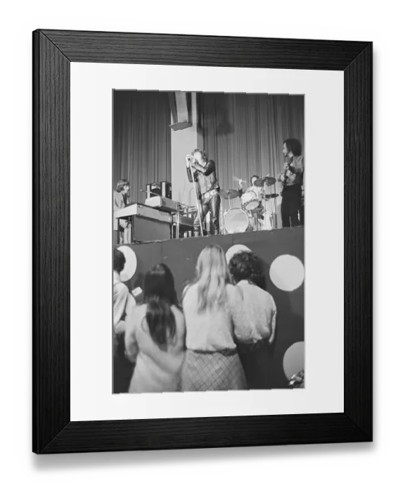 Framed Print : The Doors Performing in Concert