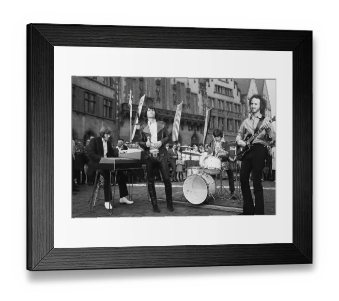 Framed Print : The Doors Performing in Germany Framed Print : The Doors Performing in Germany