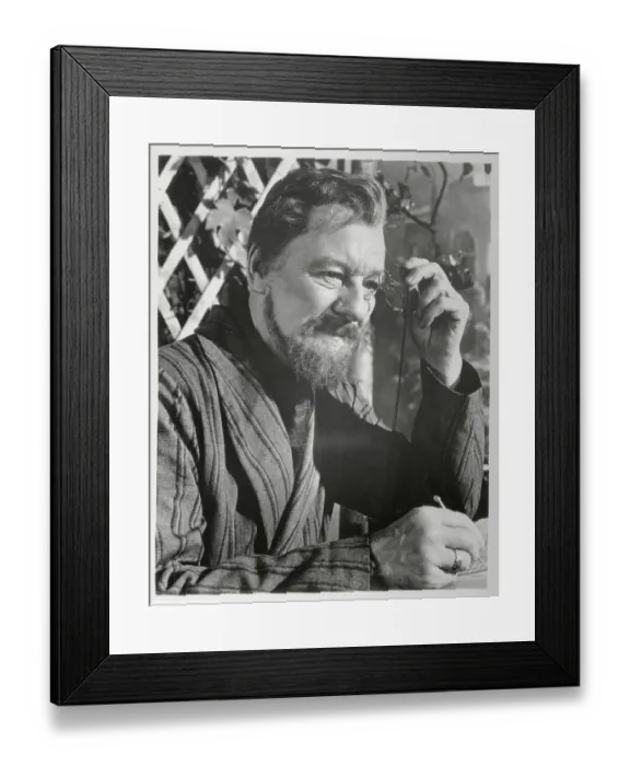 Framed Print : Actor John Gielgud Portraying Anton Chekhov Framed Print : Actor John Gielgud Portraying Anton Chekhov