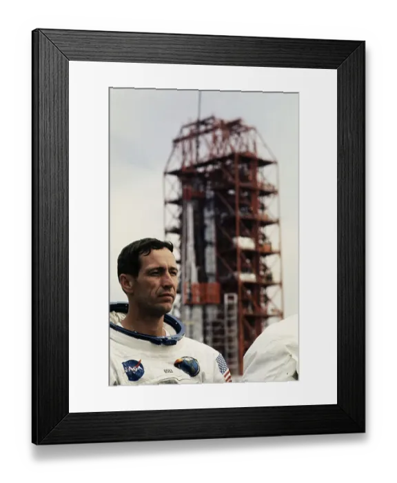 Framed Print : Portrait of Donn Eisele Framed Print : Portrait of Donn Eisele