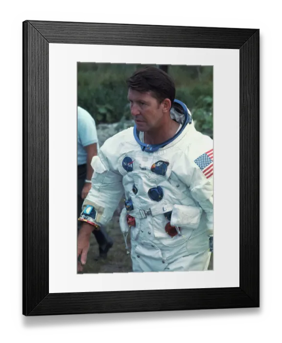 Framed Print : Portrait of Walter Schirra