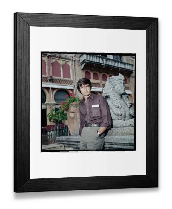Framed Print : Portrait of French Actor Charles Belmont