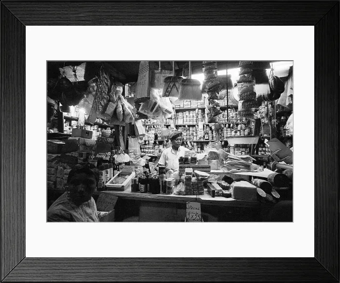 Framed Print : Grocer at La Marqueta Framed Print : Grocer at La Marqueta