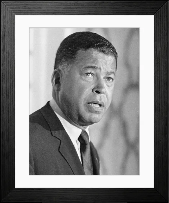 Framed Print : Senator Edward W. Brooke Framed Print : Senator Edward W. Brooke