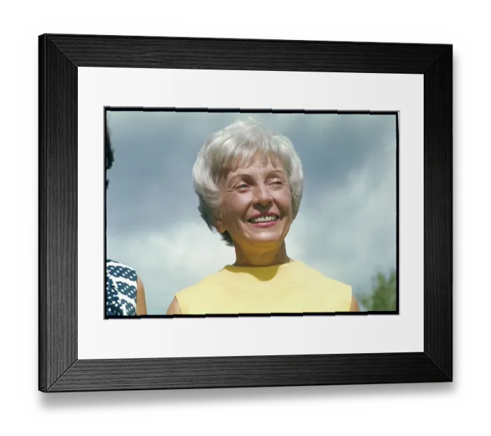 Framed Print : Portrait of Muriel Humphrey Framed Print : Portrait of Muriel Humphrey