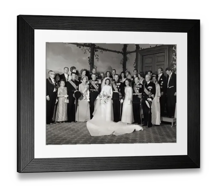 Framed Print : Scandinavian Royal Wedding Gathering Framed Print : Scandinavian Royal Wedding Gathering